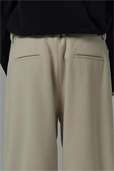 【即納】TIKIMOMOKA ドレーププリーツストレートパンツ TMK105