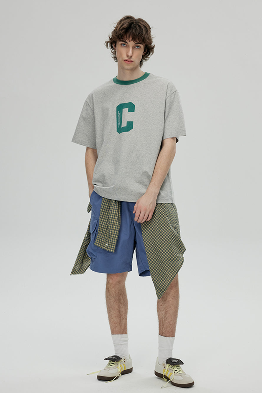 【即納】CONTRAFIEND CロゴプリントリンガーT CON001