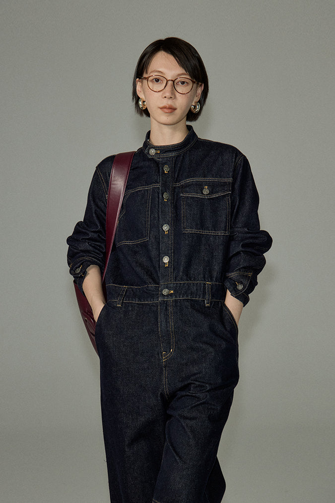 【即納】OMONT ストレートハイウエストジーンズ OOT008