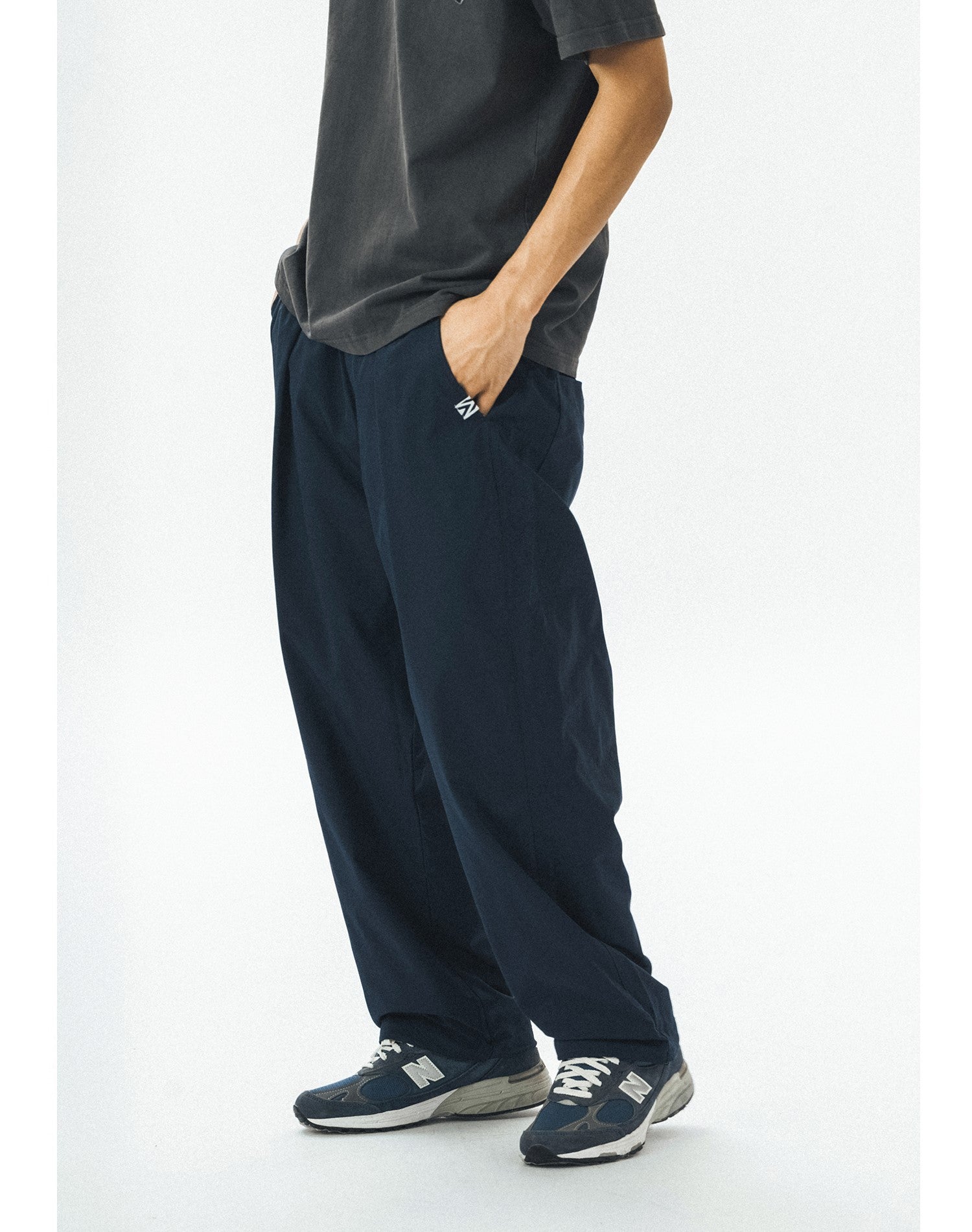 【即納】714street ストレートナイロンパンツ 714ST092