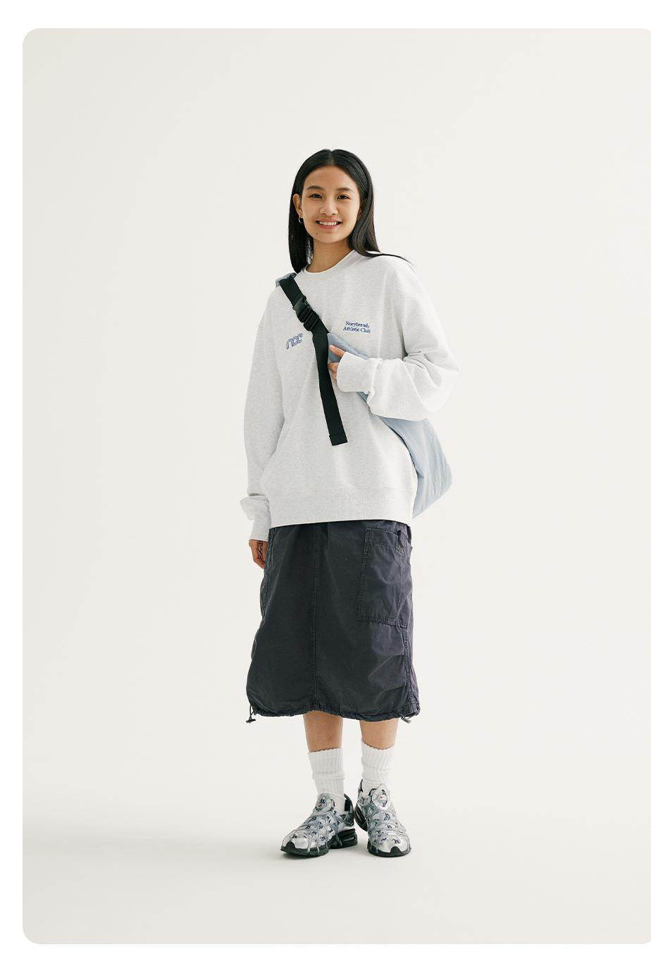 【即納】NORYBRAND クルーネックスウェットシャツ NGA018