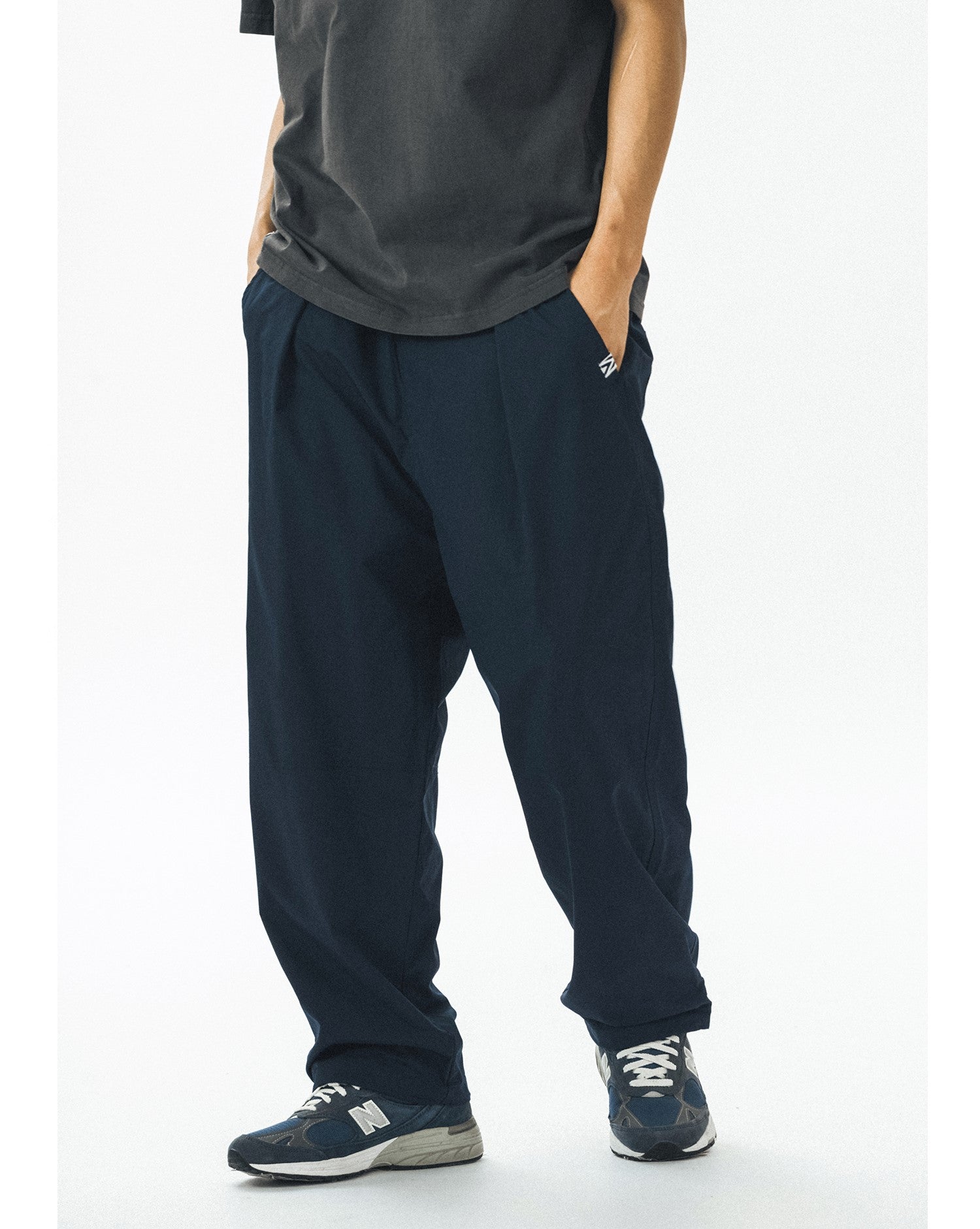 【即納】714street ストレートナイロンパンツ 714ST092