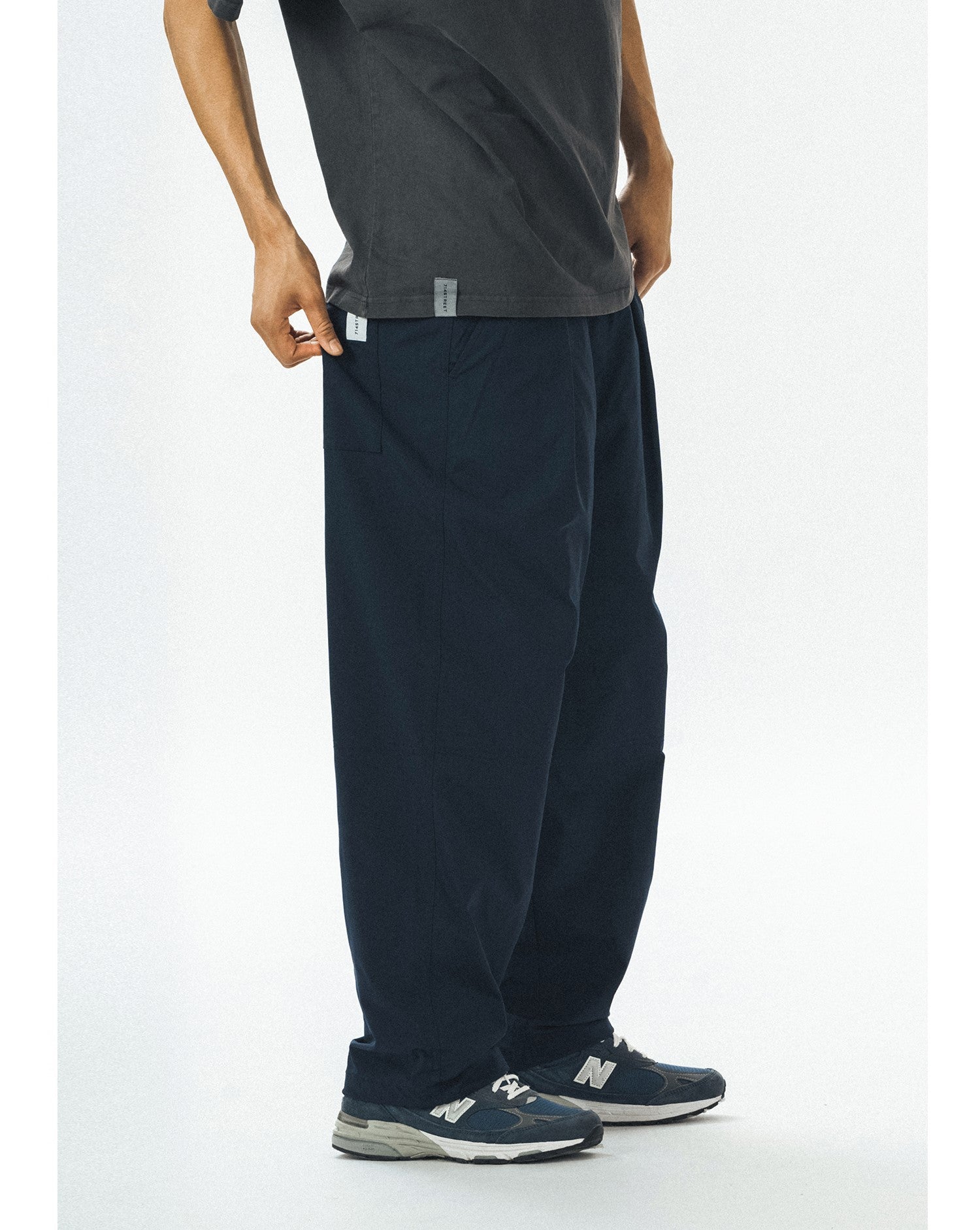 【即納】714street ストレートナイロンパンツ 714ST092