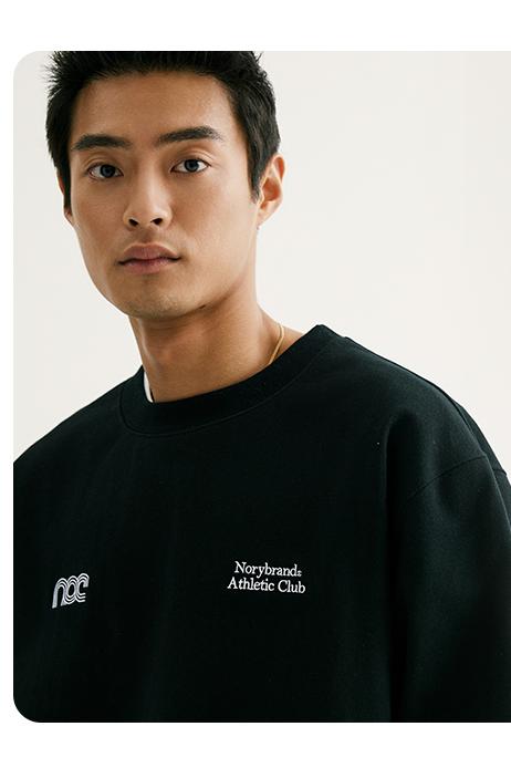 【即納】NORYBRAND クルーネックスウェットシャツ NGA018