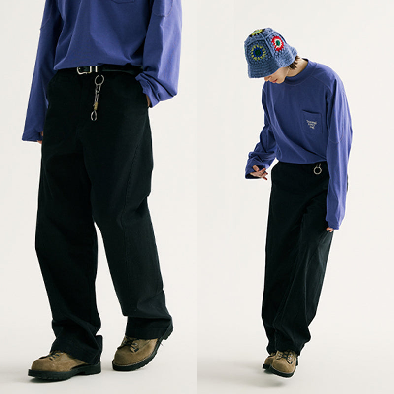 NORYBRAND シンプルデザインロングパンツ NBD008