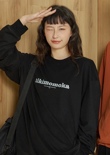 TIKIMOMOKA マルチカラースウェットシャツ TMK011