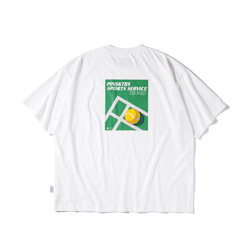 PINSKTBS スポーツグラフィックTシャツ PST052