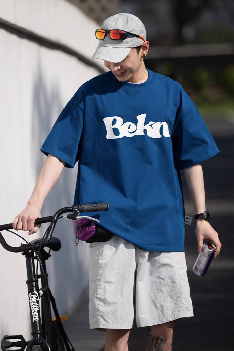 BELLKENIDEA オーバーサイズロゴTシャツ BKD064