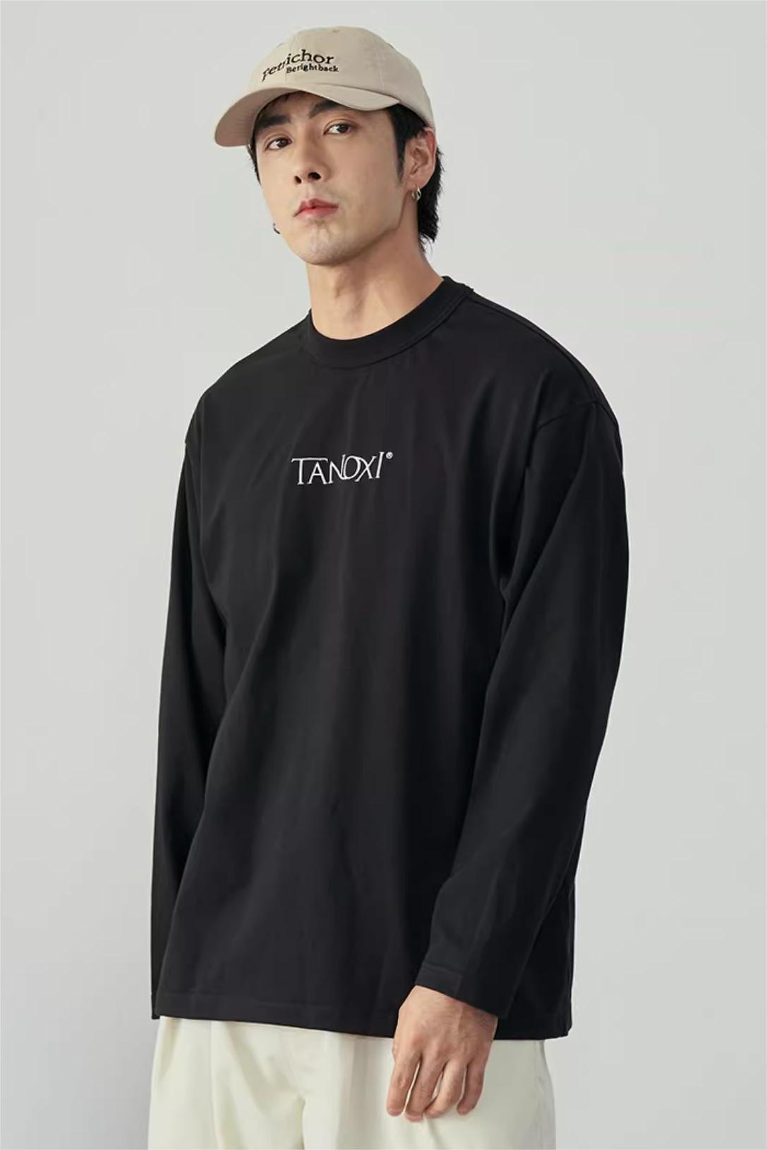 TANOXI  ブランドプリントプルオーバー  TAN0059