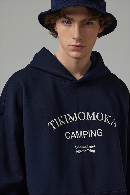 TIKIMOMOKA ロゴプリントパーカ TMK108