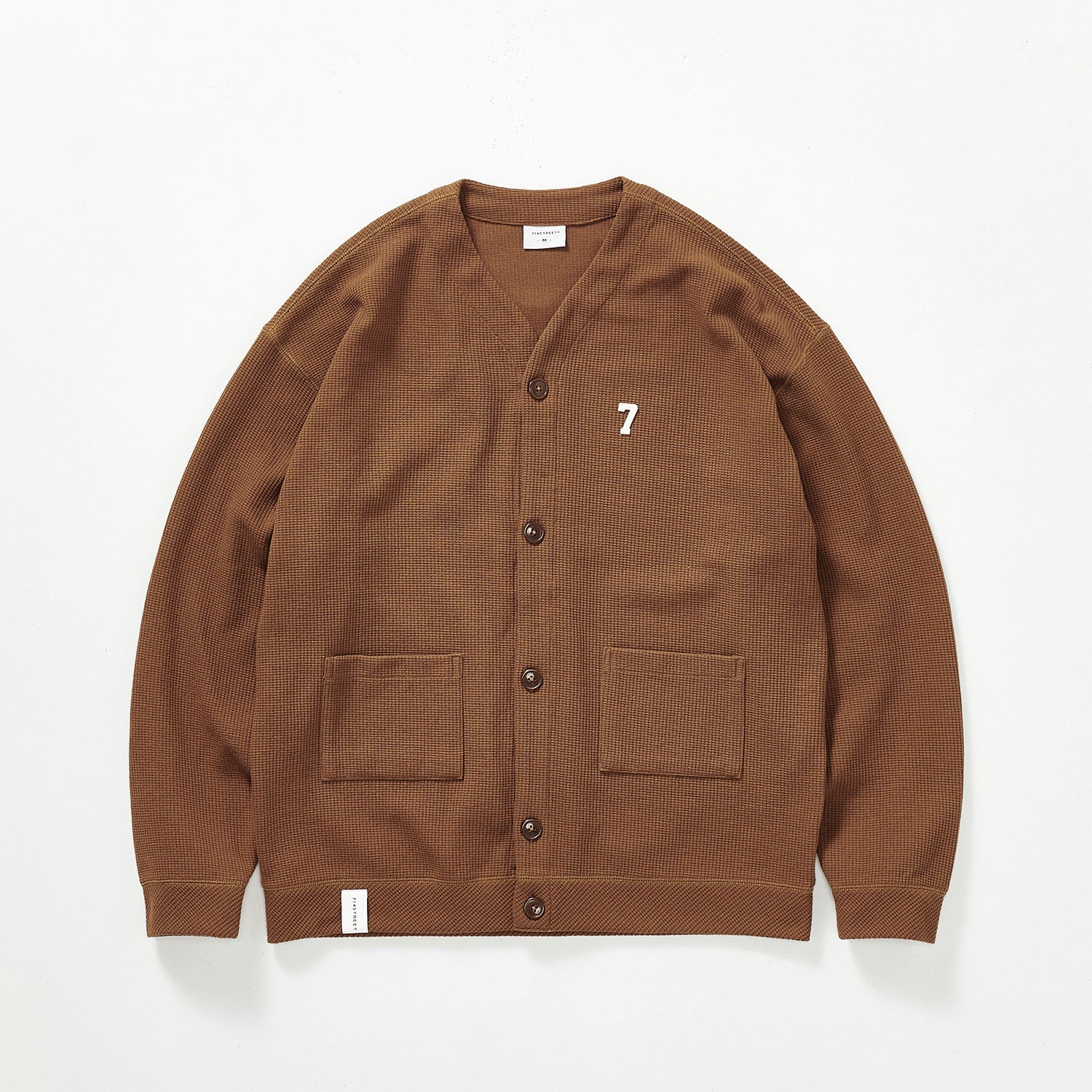 714STREET ワッフルニットカーディガン 714ST102