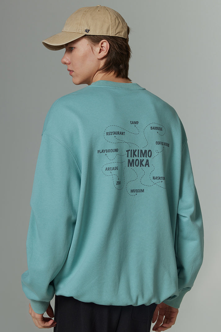 TIKIMOMOKA ブレインストームスウェットシャツ  TMK148