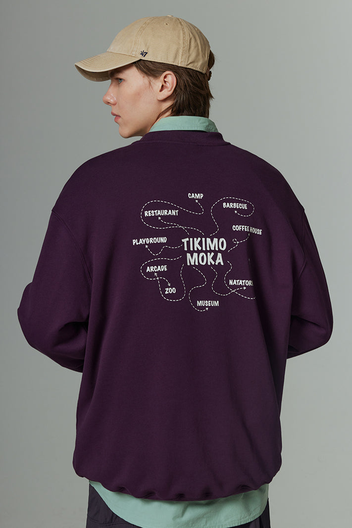 TIKIMOMOKA ブレインストームスウェットシャツ  TMK148