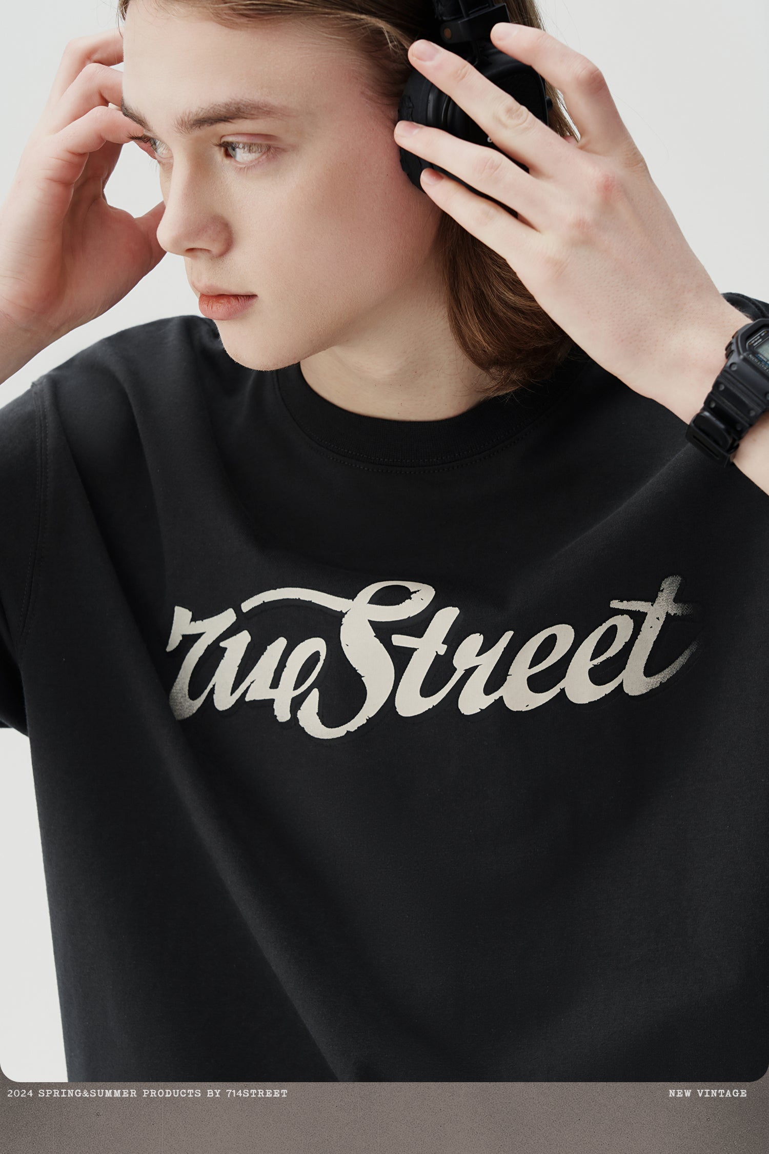 714STREET ロゴカラーTシャツ 714ST062