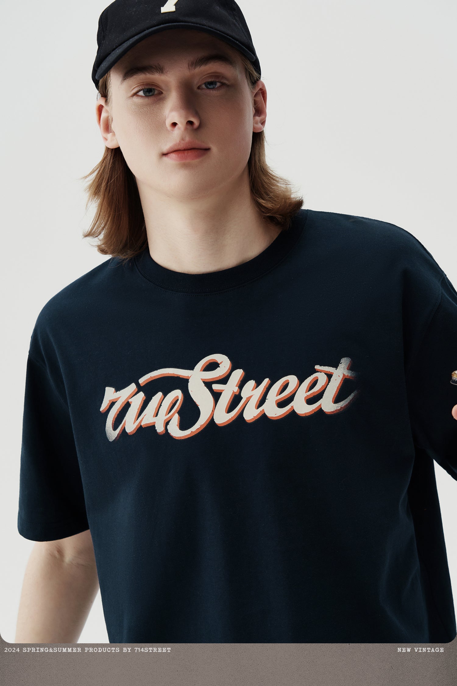 714STREET ロゴカラーTシャツ 714ST062